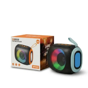 Bass Booster W992 Portable Bluetooth Speaker - 8W Heavy Bass & RGB LED Light