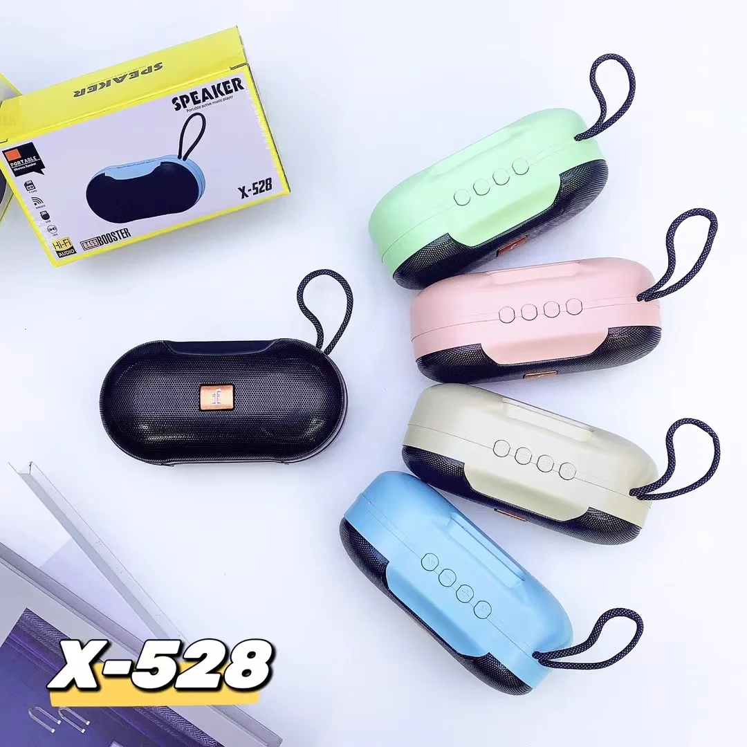 X-528 Portable Wireless Speaker with Bass Booster & TWS - Full Black - Image 3