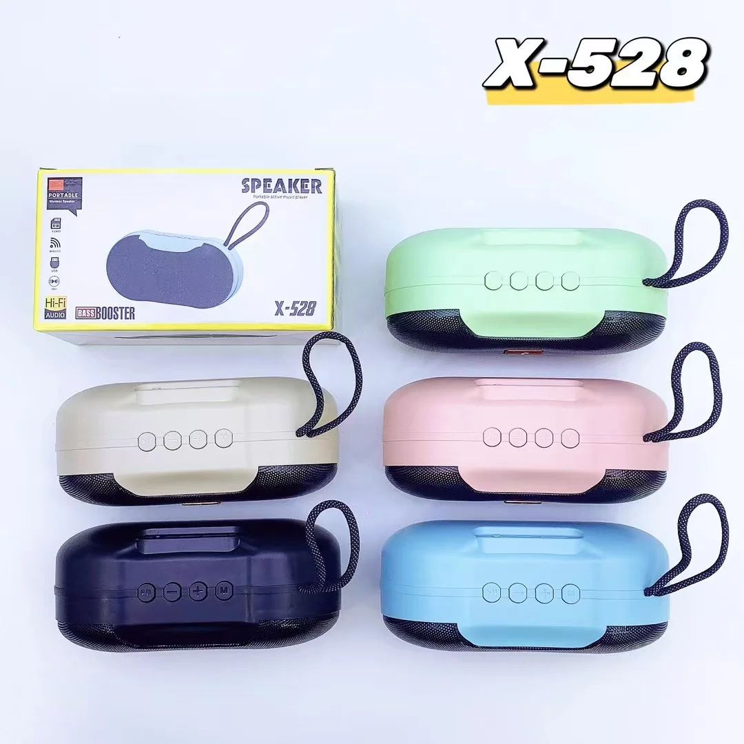 X-528 Portable Wireless Speaker with Bass Booster & TWS - Full Black - Image 6